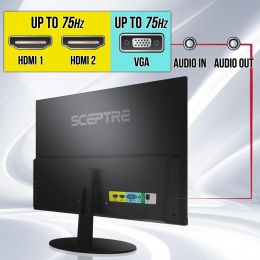 27" IPS Computer LED Gaming Monitor, Black