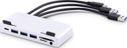 LMP USB-C Attach Dock Pro 4K 10 Port for iMac with Thunderbolt 3 (USB-C) with Video Support, Silver