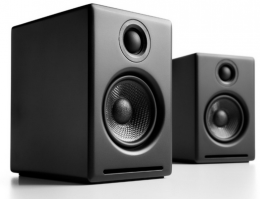 Audioengine 2+ Speakers - Black - Premium Powered Desktop Speaker System