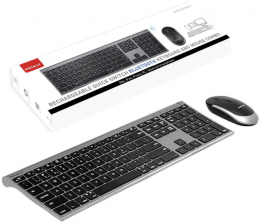 Wired Mac Keyboard & Hub + Volume Dial, Black/Silver