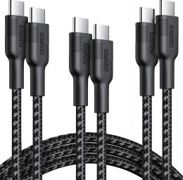 USB-C to USB-C Charge Cable Set, black