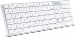 109-Key Keyboard for Mac or PC, Silver