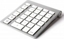 Bluetooth Keypad Stand Alone or Attach to Apple's Wireless Keyboard (A1314) 