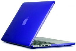 SeeThru Hard Shell Laptop Case for MacBook Pro 13" Retina (2012-2015), Cobalt Blue