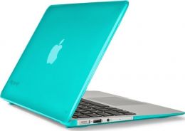 SeeThru Hard Shell Laptop Case for MacBook Pro 13" Retina, Calypso Blue